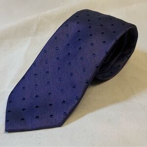 J Ferrar Men's Purple Men's Tie with Dots